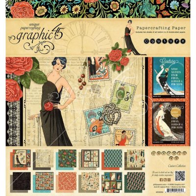 Graphic 45 Paper Pad 8X8 - Couture