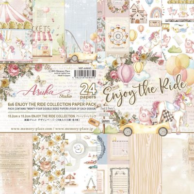 Asuka Studio Paper Pack 6X6 - Enjoy The Ride