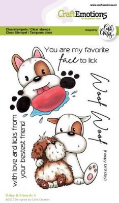 Craft Emotions clearstamps A6 - Odey & Friends 5