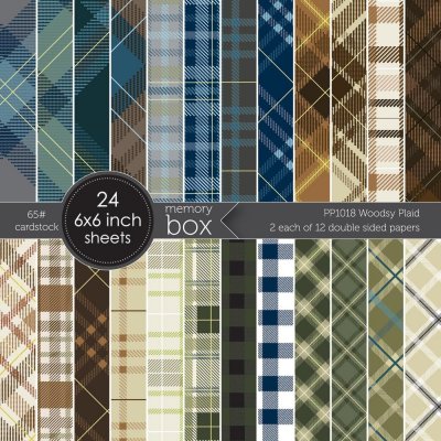 Memory Box Paper Pad 6x6 - Woodsy Plaid