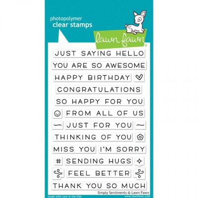 Lawn Fawn Stamps - Simply Sentiments