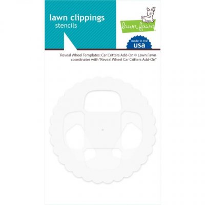 Lawn Fawn Clippings Stencils Reveal Wheel - Car Critters Add-On