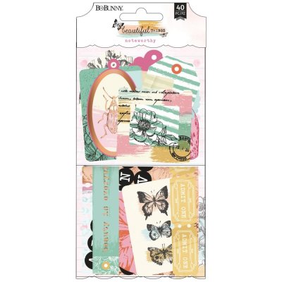 Bo Bunny Die Cuts - Beautiful Things Noteworthy