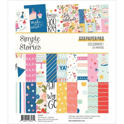 Simple Stories Paper Pad 6X8 - Celebrate