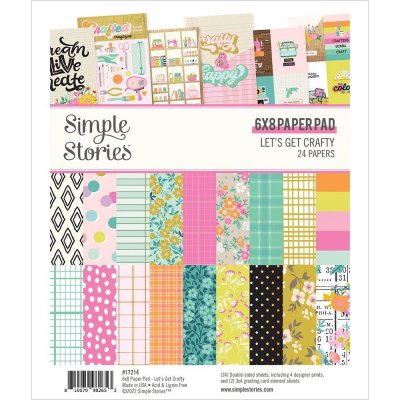 Simple Stories Paper Pad 6x8 - Lets Get Crafty