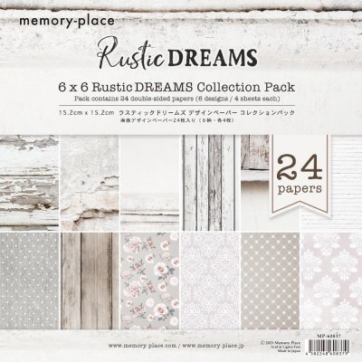 Memory Place Paper Pack 6x6 - Rustic Dreams