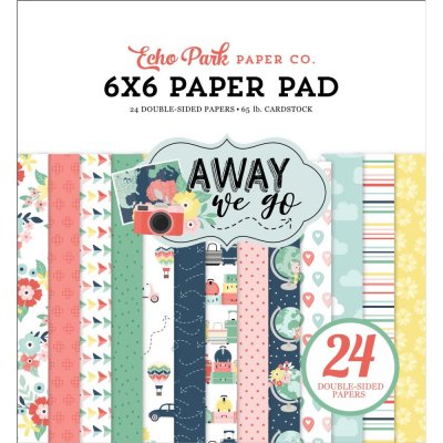 Echo Park Paper Pad 6X6 - Away We Go