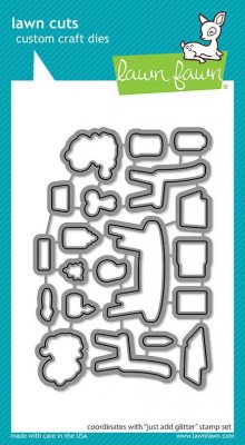 Lawn Fawn Dies - Just Add Glitter