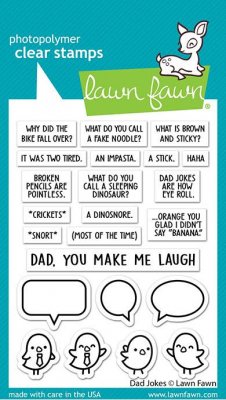 Lawn Fawn Stamps - Dad Jokes