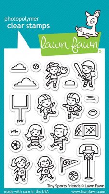 Lawn Fawn Stamps - Tiny Sports Friends