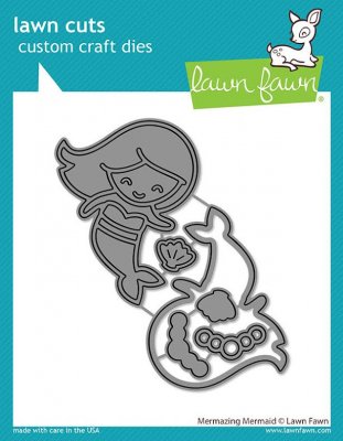 Lawn Fawn Dies - Mermazing Mermaid