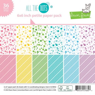 Lawn Fawn Paper Pack 6X6 - All The Dots