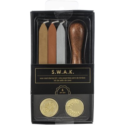 American Crafts Wax Seal Kit 6/Pkg - Flourish