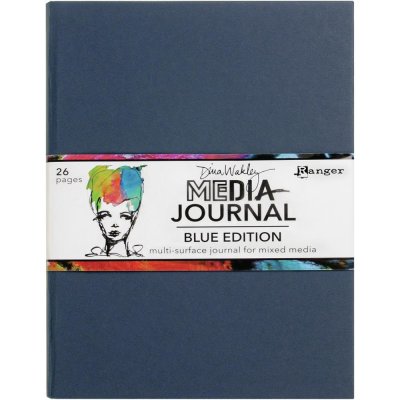 Dina Wakley Media Journal 8x10 - Blue Edition
