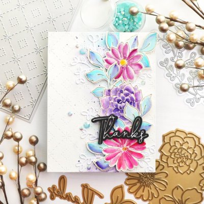 Pinkfresh Studio Hot Foil Plate - Brighter Days
