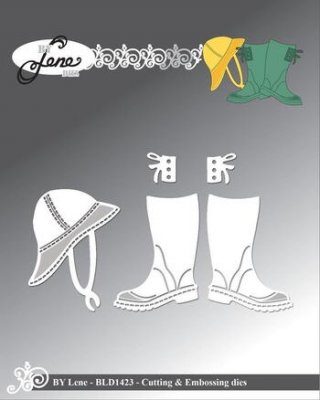 By Lene dies - Rubber Boots & Hat