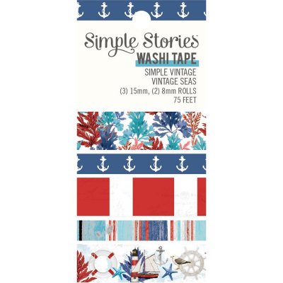 Simple Stories Washi Tape - Vintage Seas