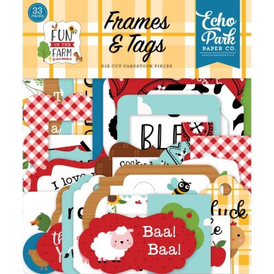 Echo Park Ephemera - Frames & Tags, Fun On The Farm