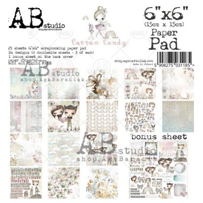 AB studio - Cotton Candy - Paper pad 6x6