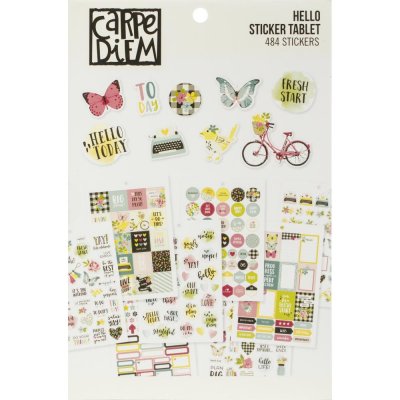 Carpe Diem A5 Planner Stickersbook - Hello