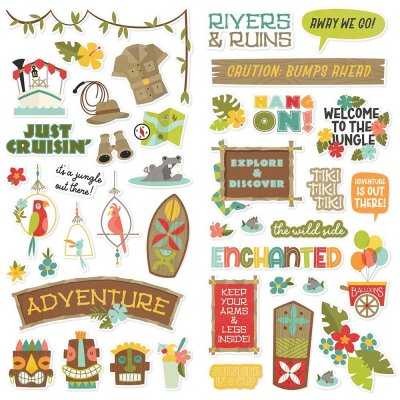 Simple Stories Foam Stickers - Say Cheese Adventure At The Park