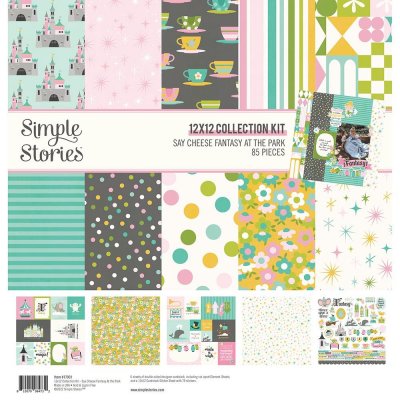 Simple Stories Collection Kit 12x12 - Say Cheese Fantasy At The Park