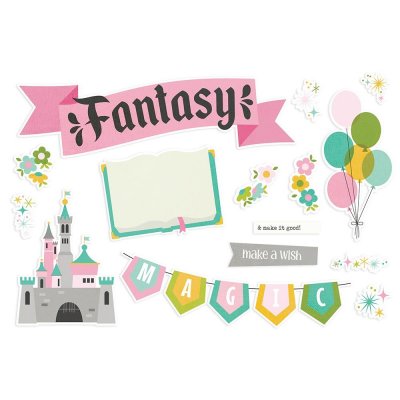 Simple Stories Page Pieces - Say Cheese Fantasy At The Park