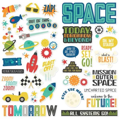 Simple Stories Foam Stickers - Say Cheese Tomorrow At The Park