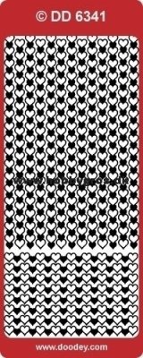 Stickers Guld Små Hjärtan