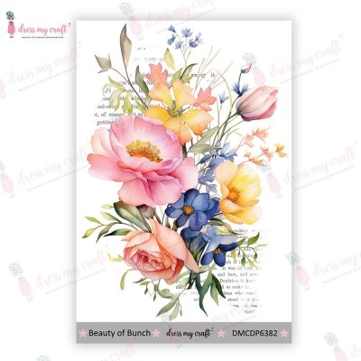 Dress My Craft Mini Transfer Me Sheet - Beauty Of Bunch