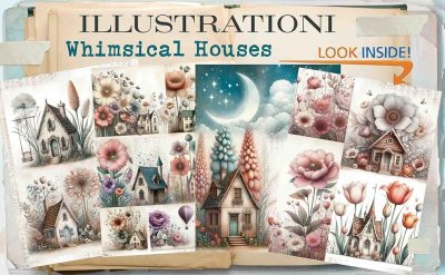 Whimsical House & Backgrounds
