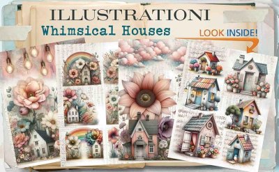 Whimsical House & Backgrounds