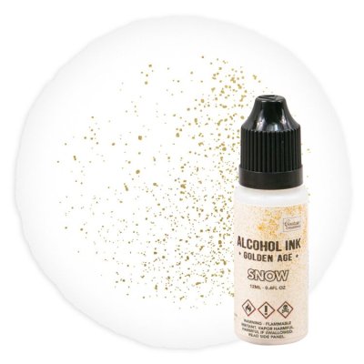 Alcohol Ink Golden Age Snow 