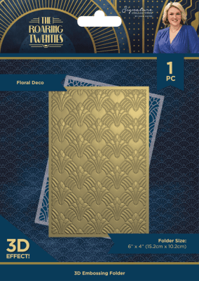 Crafters Companion 3D Embossing Folder - Floral Deco