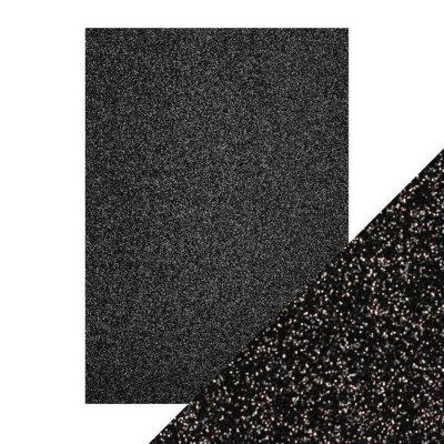 Tonic/Craft Perfect Glitter Card - Black Sapphire