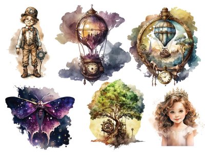 Art Alchemy 8x8 Paperpack - Between Worlds