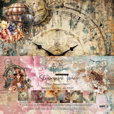 Art Alchemy 12x12 Paperset - Steampunk Time