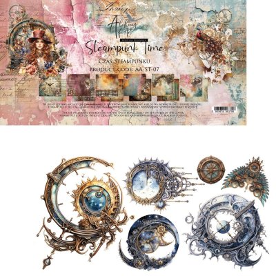 Art Alchemy 12x12 Paperset - Steampunk Time