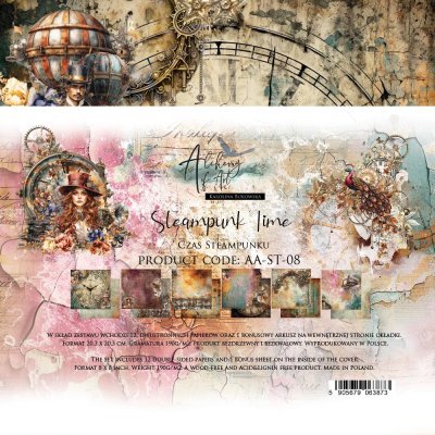 Art Alchemy 8x8 Paperpack - Steampunk Time