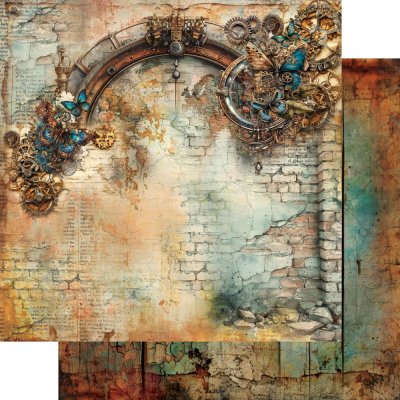 Art Alchemy 8x8 Paperpack - Steampunk Time