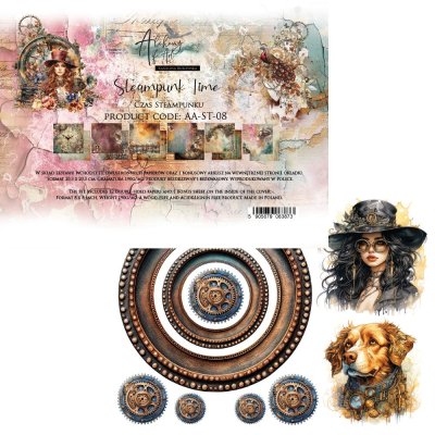 Art Alchemy 8x8 Paperpack - Steampunk Time