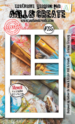 Aall and Create stencil - Frame Frenzy 