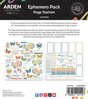 Arden Creative Studio Ephemera - Page Starters