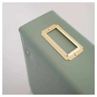 Leather album 6x8 inch - Salvia