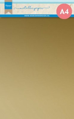 Marianne Design Metallic Paper A4 - Gold