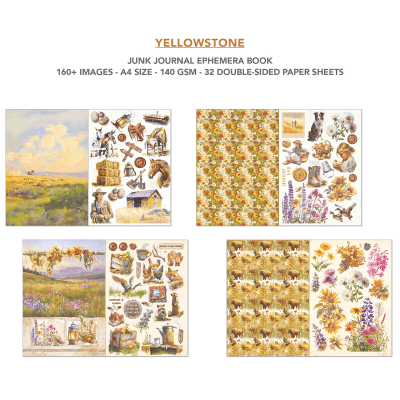 Ciao Bella Ephemera Book - Yellowstone 