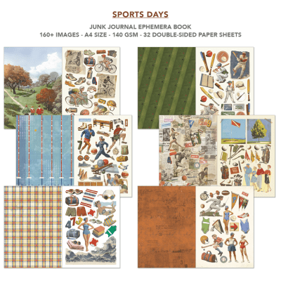 Ciao Bella Ephemera Book - Sports Days