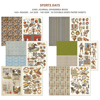 Ciao Bella Ephemera Book - Sports Days