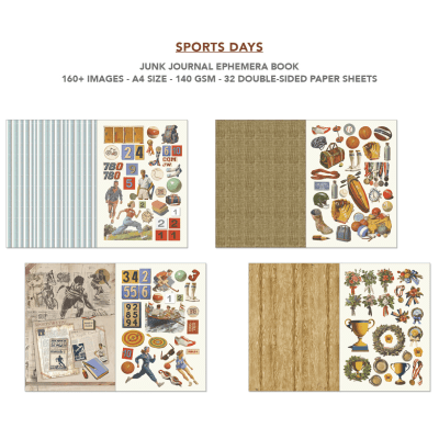Ciao Bella Ephemera Book - Sports Days