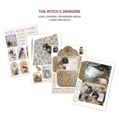 Ciao Bella Ephemera A4 Book - The witches grimoire